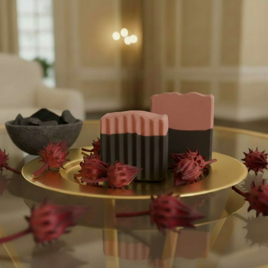 Charcoal Sorrel (Hibiscus) Blush - Purifying and Clarifying