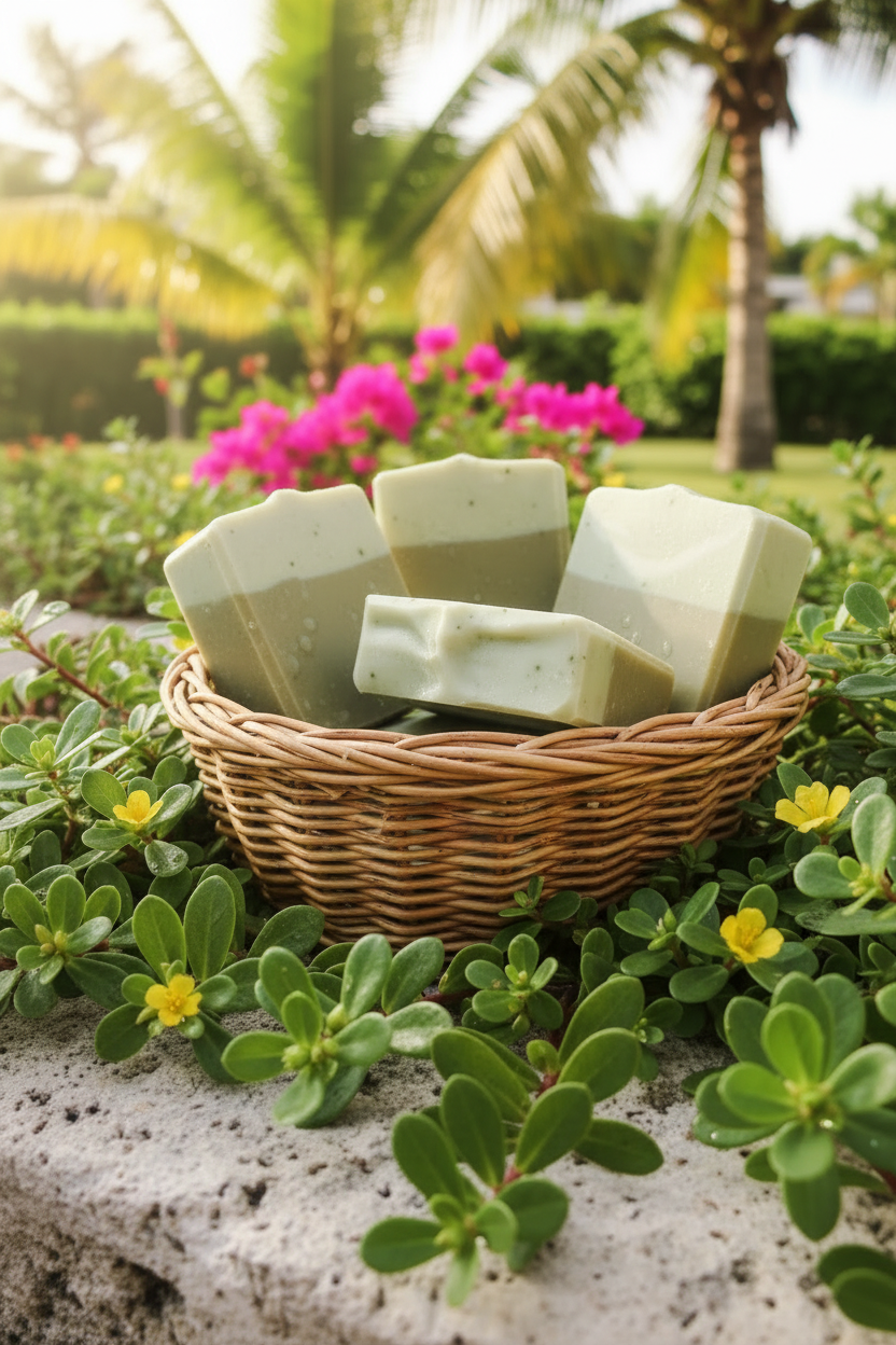 Idora’s Purslane Porcelain — Phyto-Calm Facial Resurfacing Bar