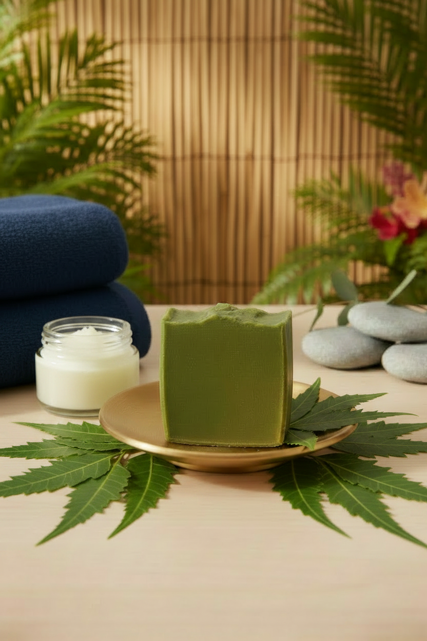 Idora’s Neem & Shea Treatment Bar - Bajan Supergreen (The Heritage Radiance Collection)
