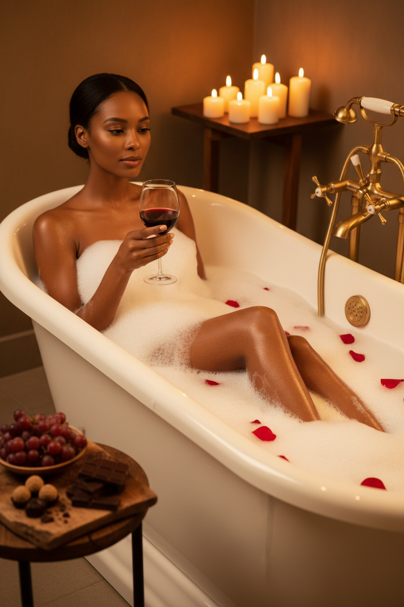 Angela's Fudge House - Seated Bubble Bath
