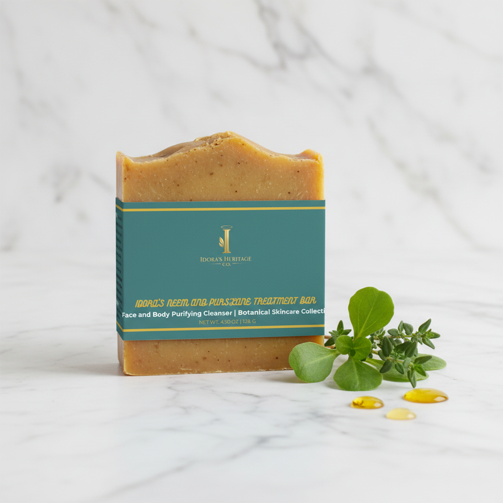 Neem & Purslane – Labelled Bar Shot