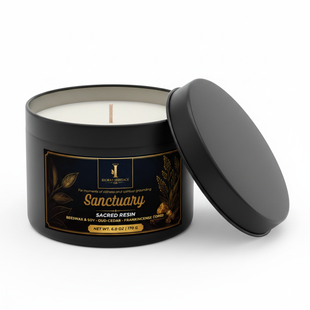 Sacred Resin – Open Black Tin